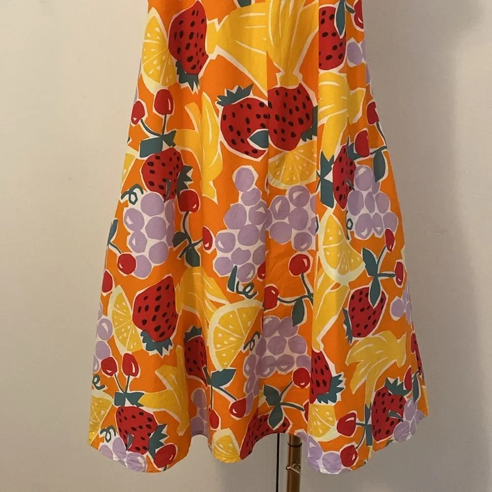 Anthropologie Corey Lynn Calter Tutti Frutti Tunic Dress Size Medium - Picture 6 of 16